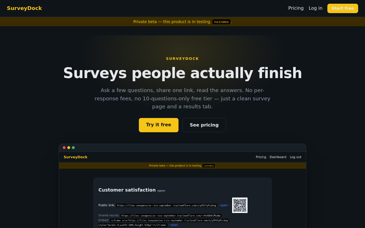 surveydock